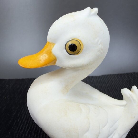 Vintage Fine Bone China Bird Duck by Freeman Porcelain Whimsical Figurine Decor - Picture 2 of 9